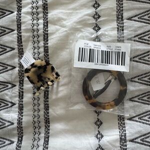 J. Crew Tortoise Shell Hair Clip Set